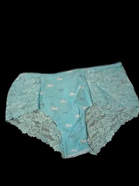 PINK Victoria's Secret Mint Lace  Panty